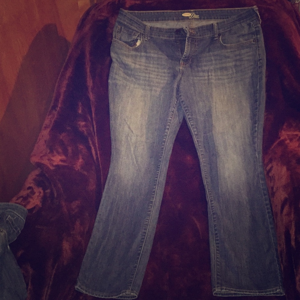 OLD NAVY DIVA Blue Jeans sz 14!
